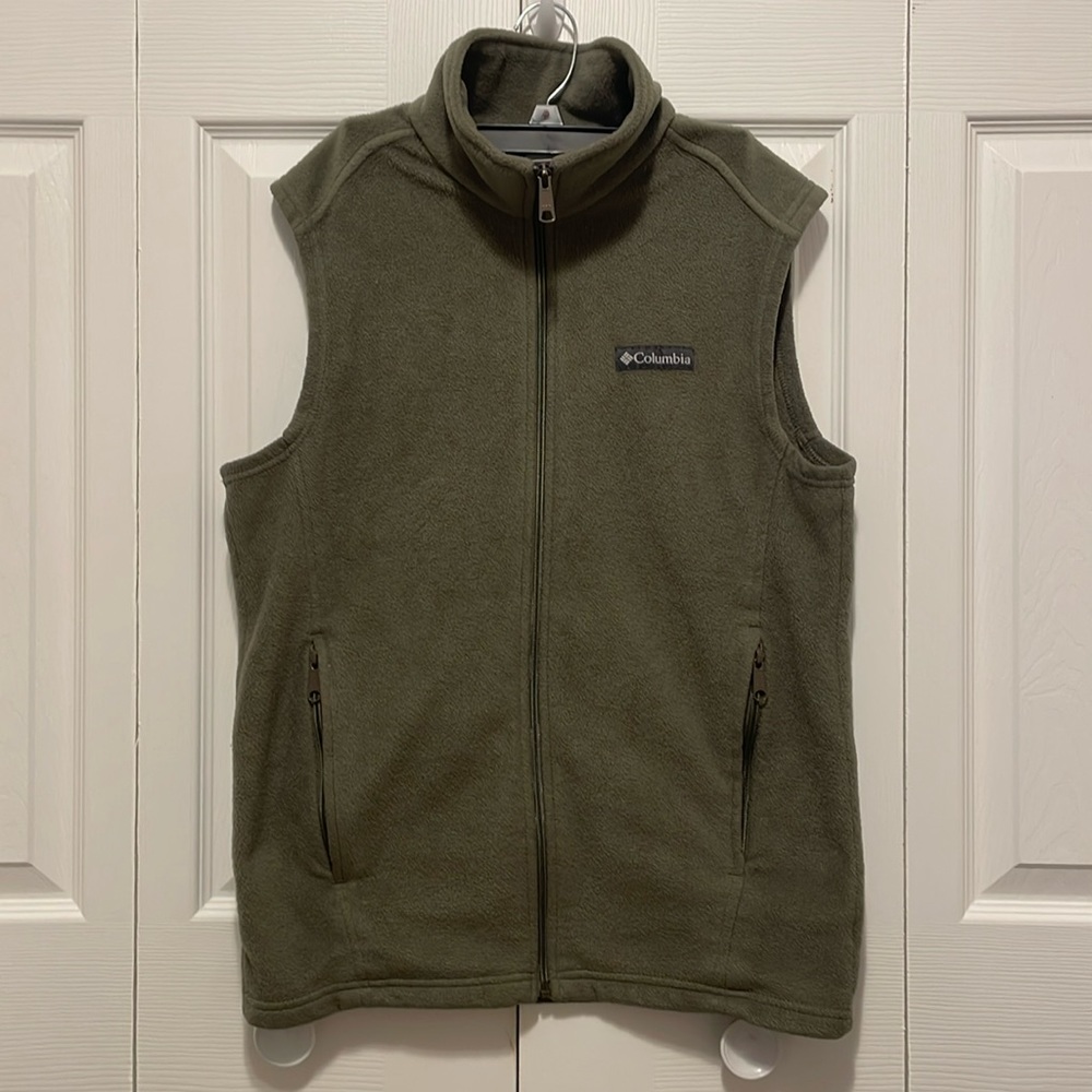 Columbia Olive Green Vest Small Size